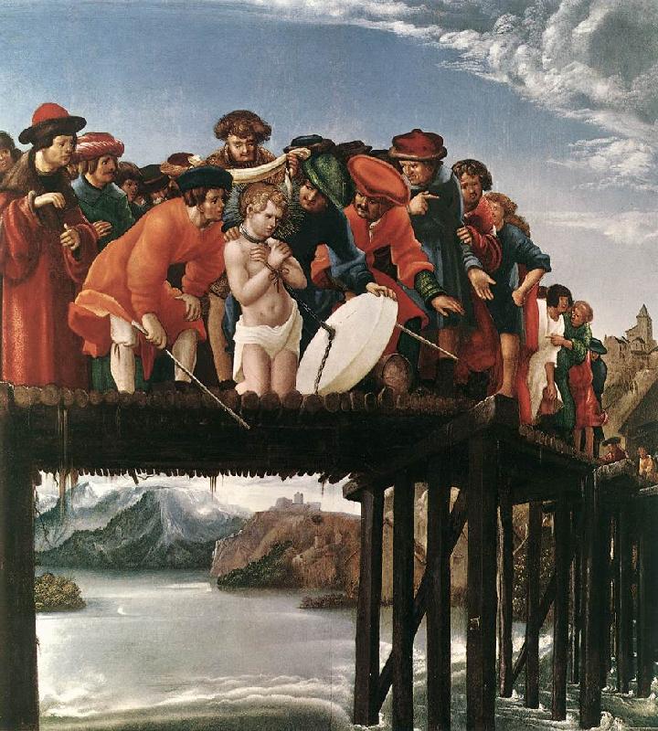ALTDORFER, Albrecht The Martyrdom of St Florian France oil painting art